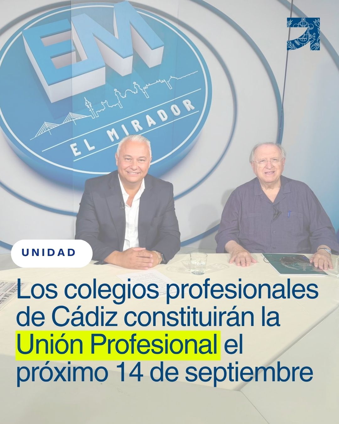 villero en onda cadiz sobre la union profesional